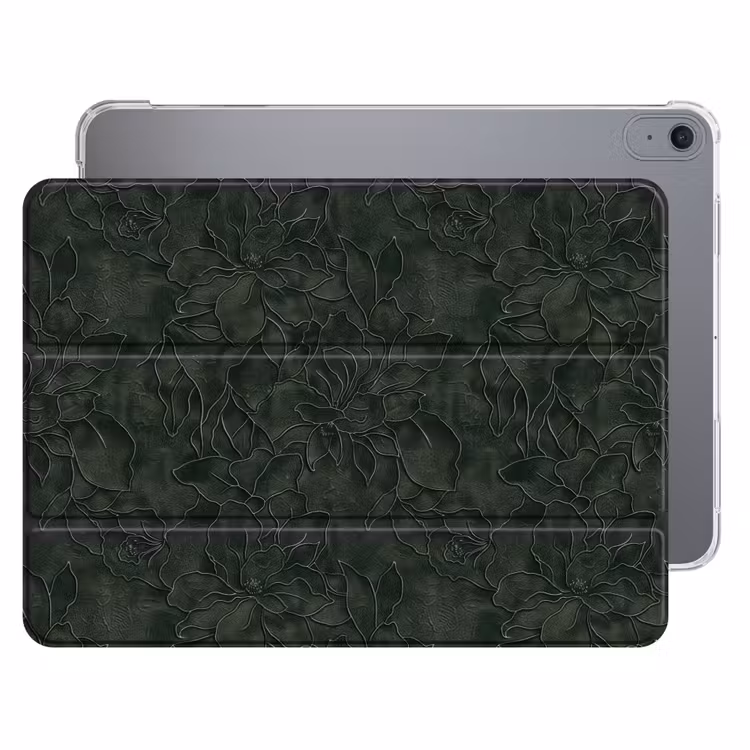 iPad hoes - Bloemen - Lijnen - Groen — 1