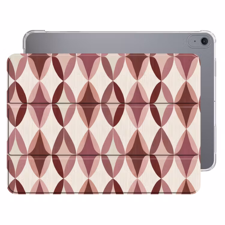 iPad hoes - Ovaal - Textuur - Roze — 1