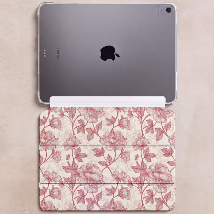 iPad hoes - Pioenrozen - Modern - Rood — 6