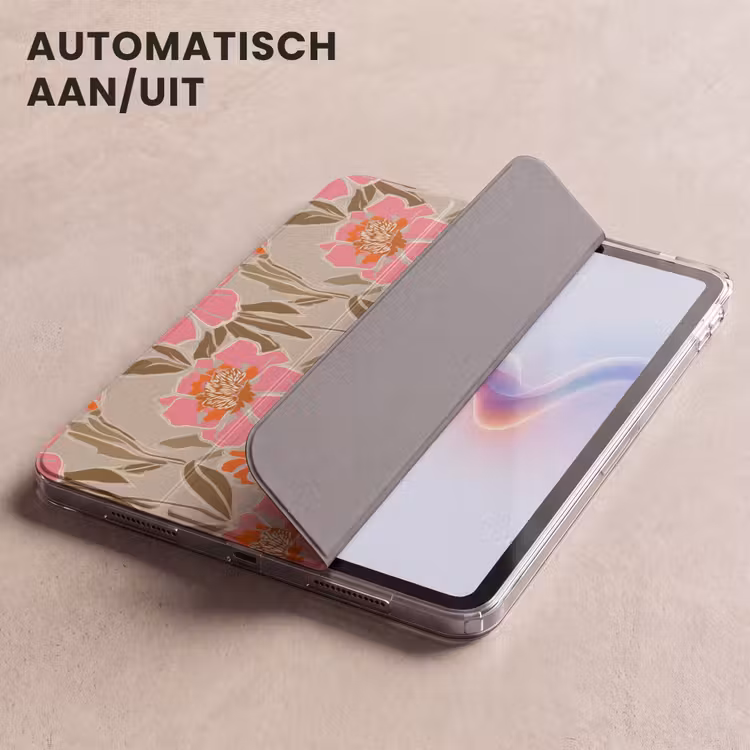 iPad hoes - Pioenrozen - Patroon - Roze — 5