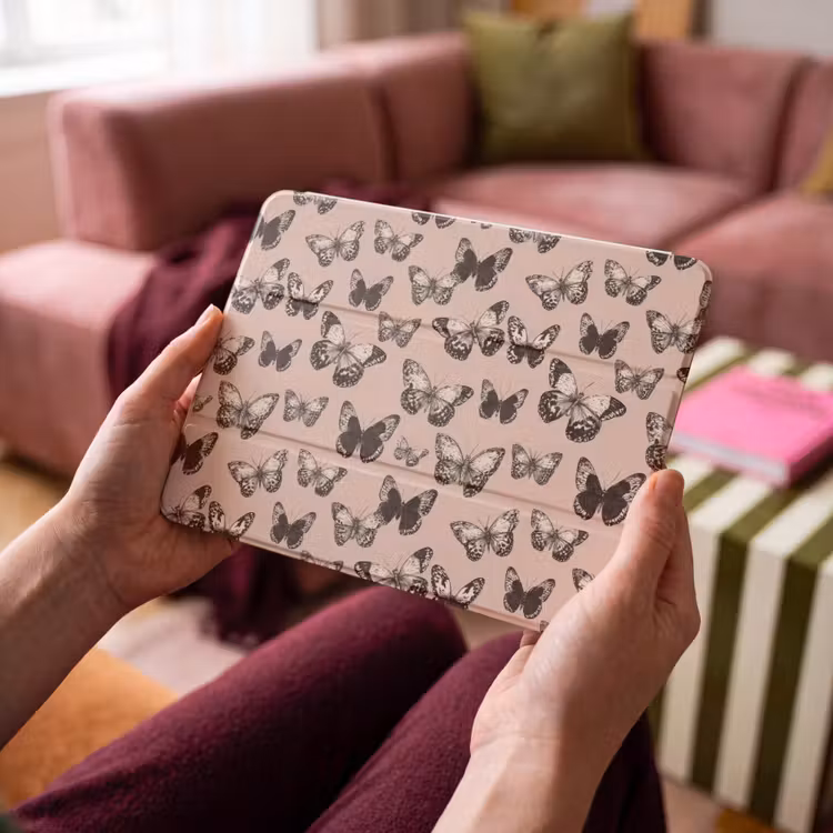 iPad hoes - Tijdloos - Vlinders - Perzik — 4