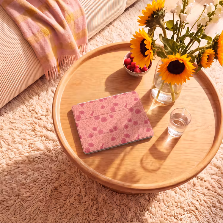 iPad hoes - Weidebloemen - Romantisch - Roze — 2