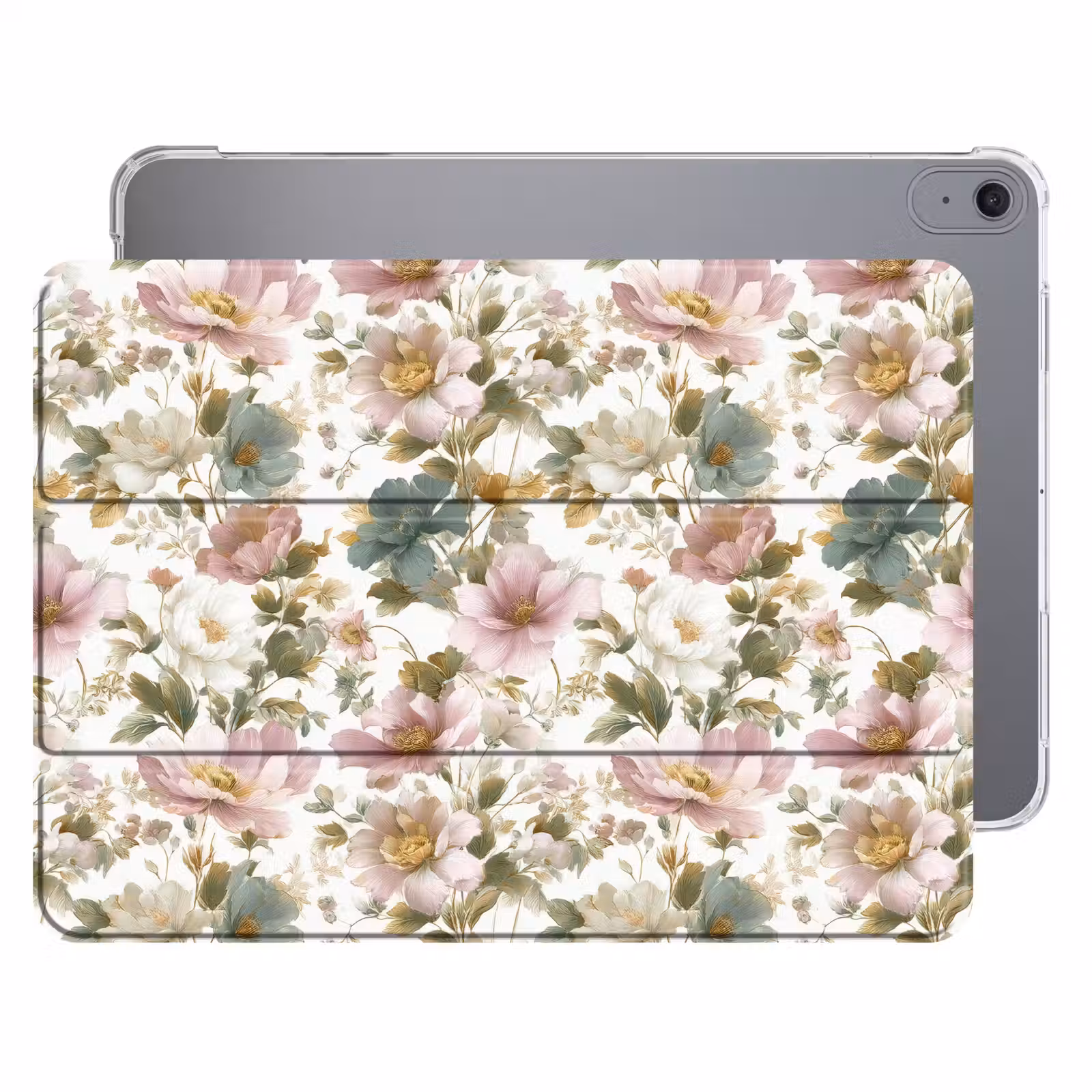 iPad hoes - Bloemen - Patroon - Pastel — 1
