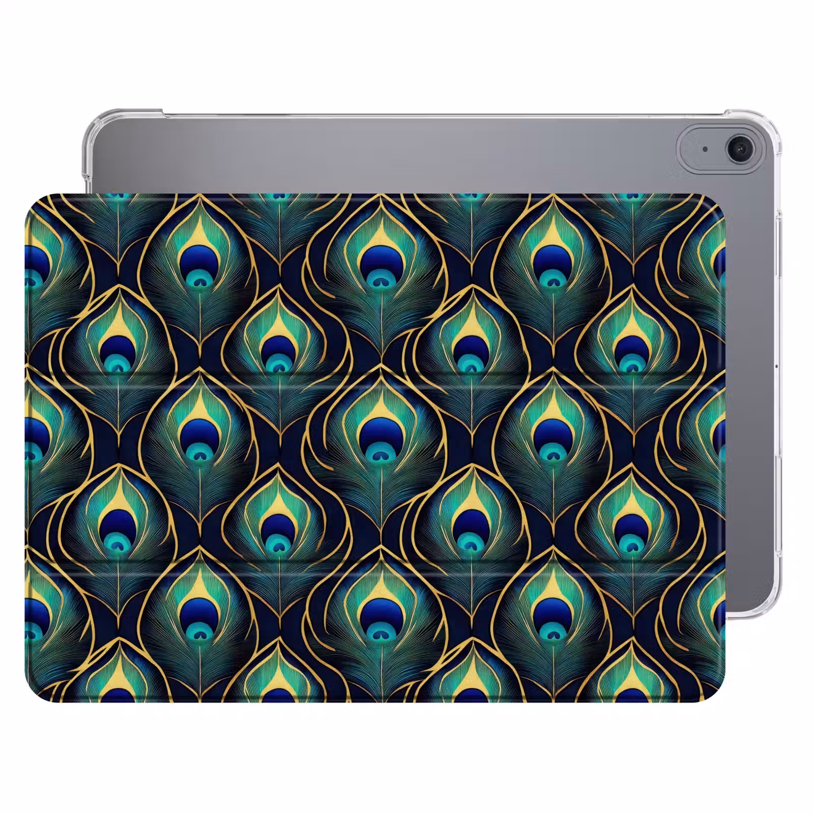 iPad hoes - Pauw - Veren - Groen — 1