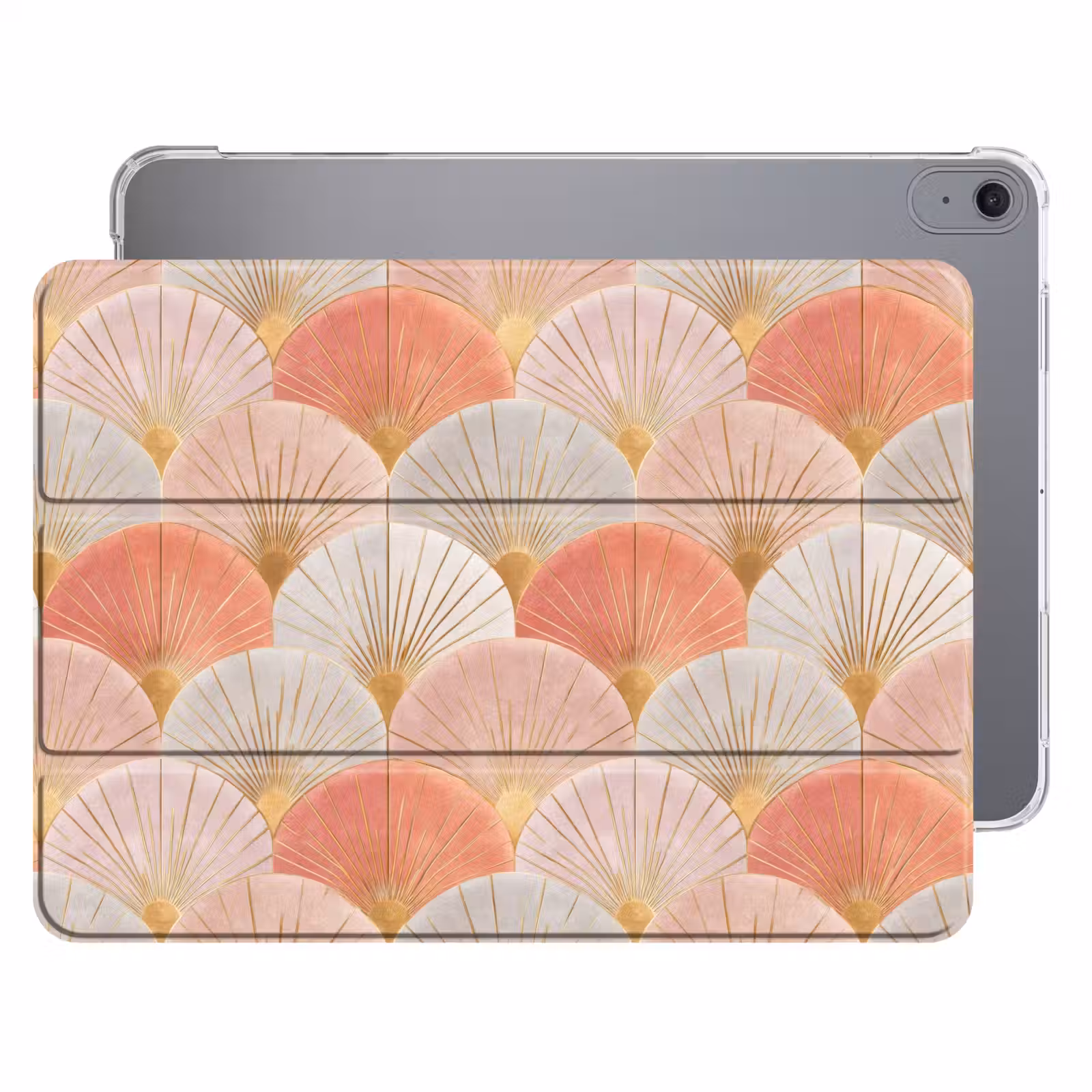 iPad hoes - Waaiers - Goud - Roze — 1