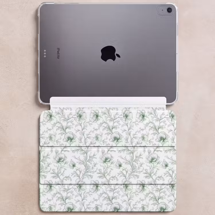 iPad hoes - Bloemen - Getekend - Groen — 6