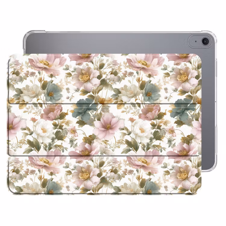 iPad hoes - Bloemen - Patroon - Pastel — 1