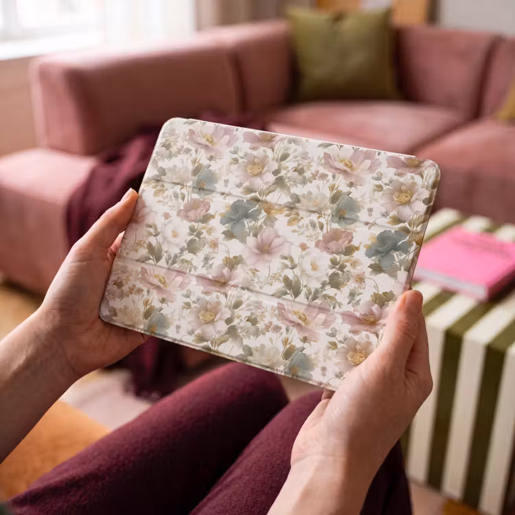 iPad hoes - Bloemen - Patroon - Pastel — 4