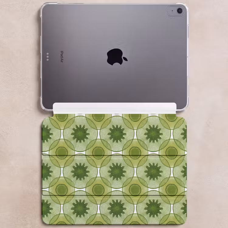 iPad hoes - Cirkels - Patroon - Groen — 6