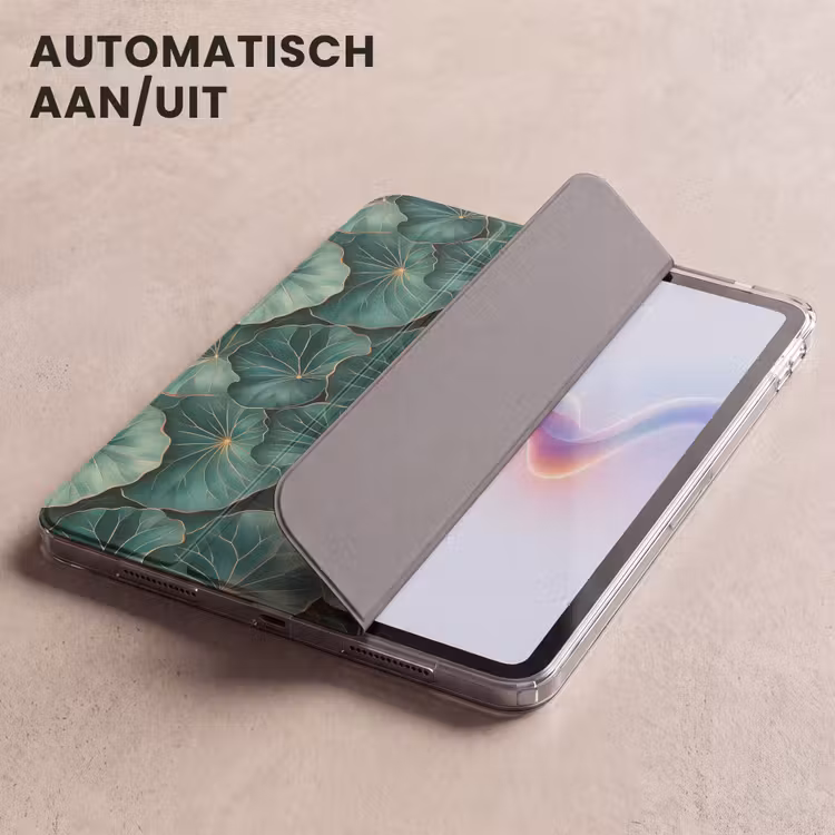 iPad hoes - Patroon - Bladeren - Groen — 5