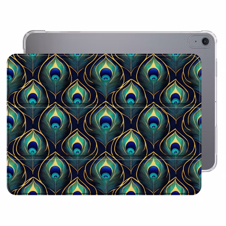 iPad hoes - Pauw - Veren - Groen — 1