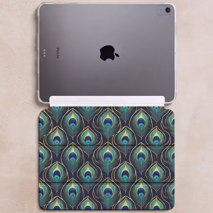 iPad hoes - Pauw - Veren - Groen — 6