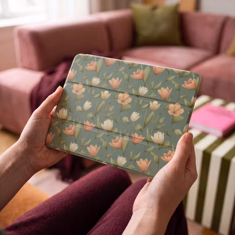 iPad hoes - Tulpen - Botanisch - Groen — 4