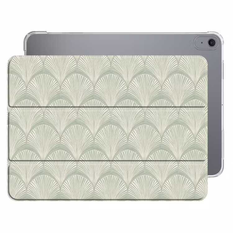 iPad hoes - Waaiers - Patroon - Groen — 1