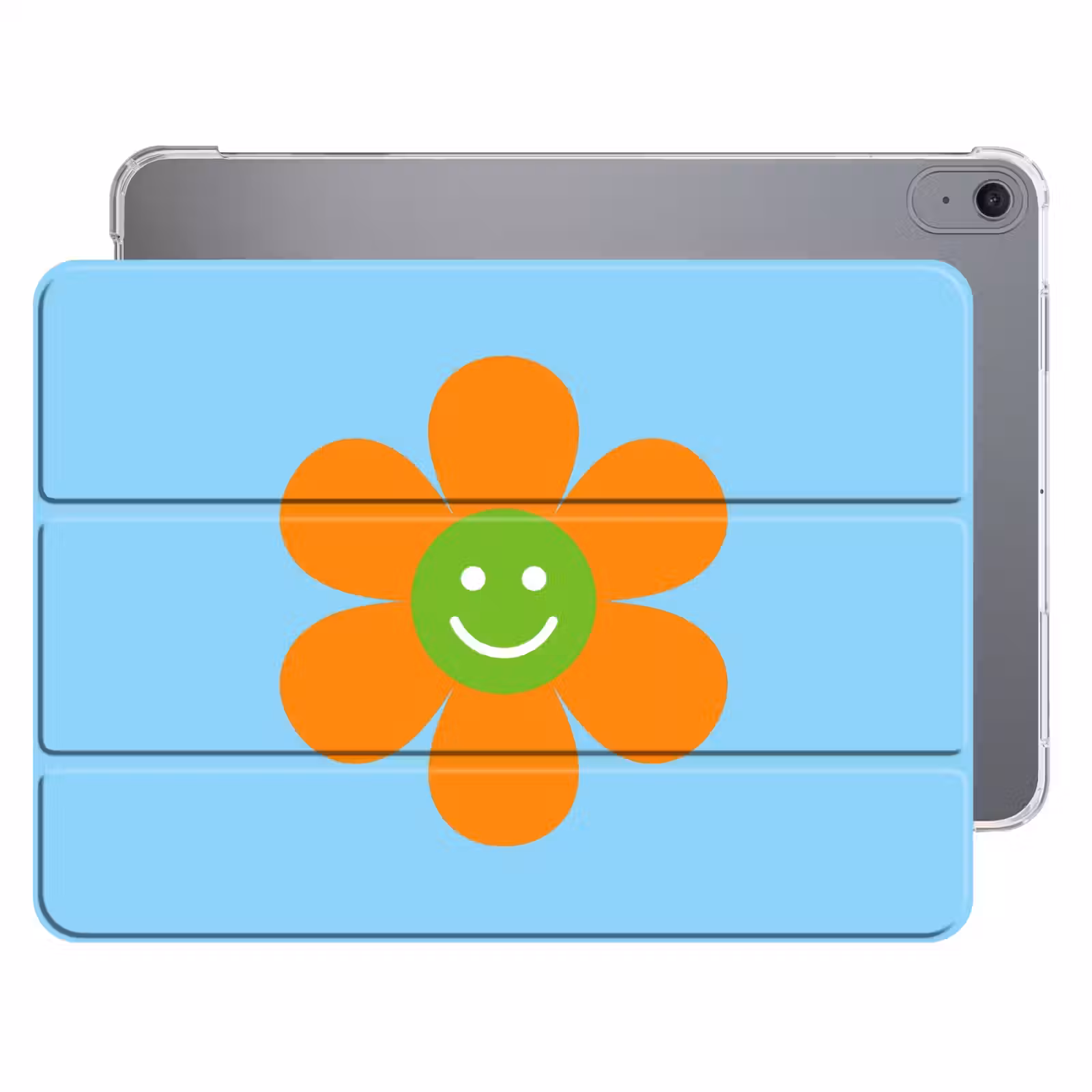 iPad hoes - Bloem - Smiley - Kleurrijk — 1