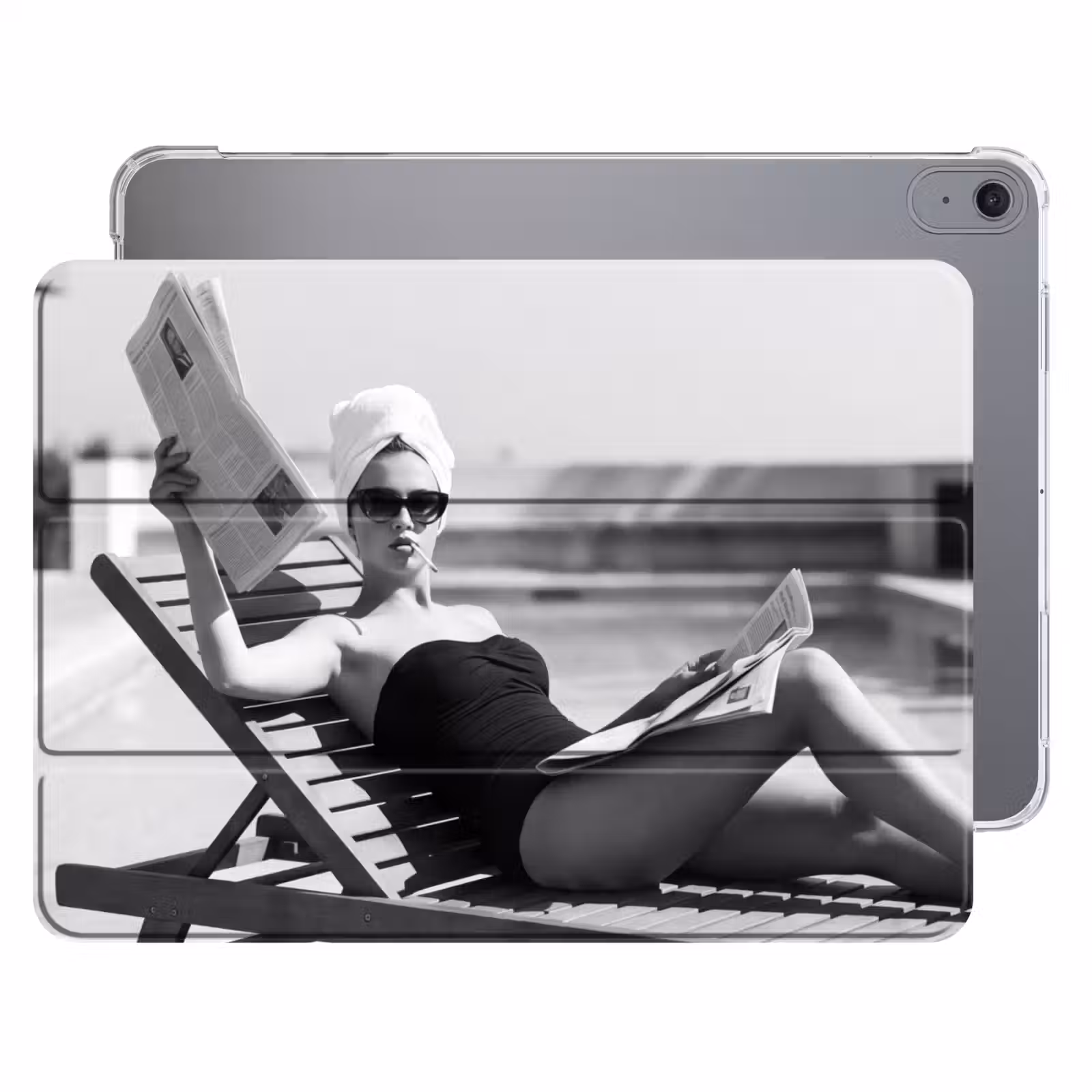 iPad hoes - Glamour - Modern - Zwart - Wit — 1