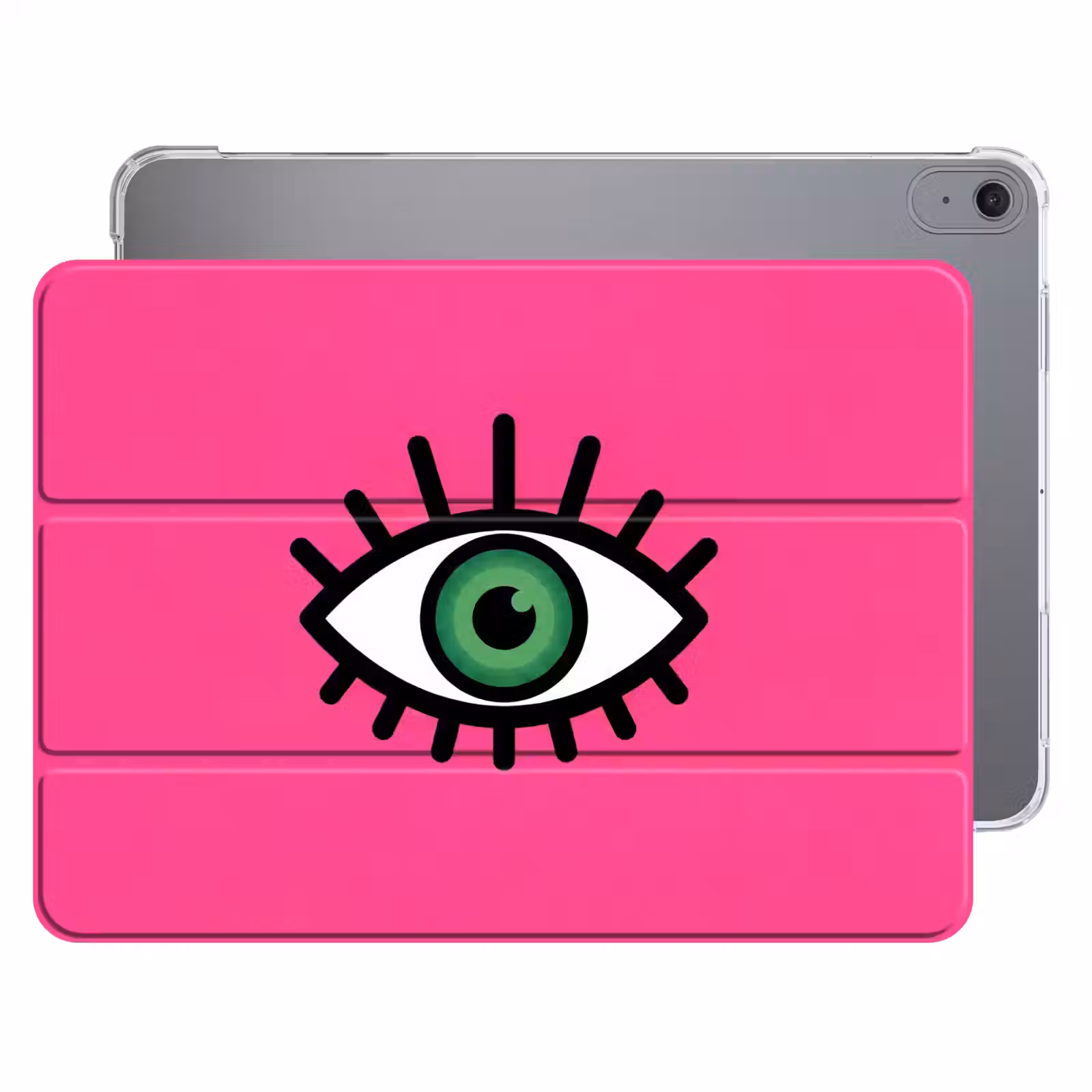 iPad hoes - Minimalistisch - Oog - Roze — 1