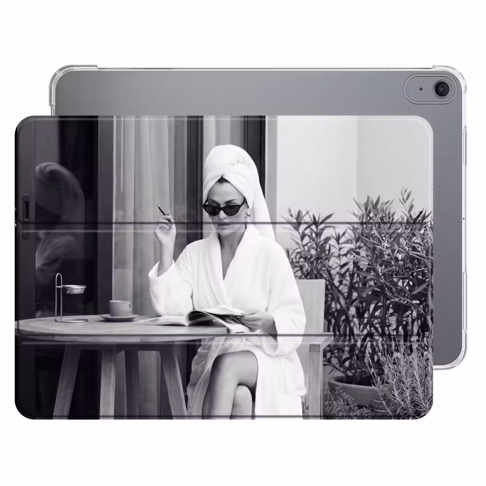 iPad hoes - Modern - Vrouw - Zwart - Wit — 1