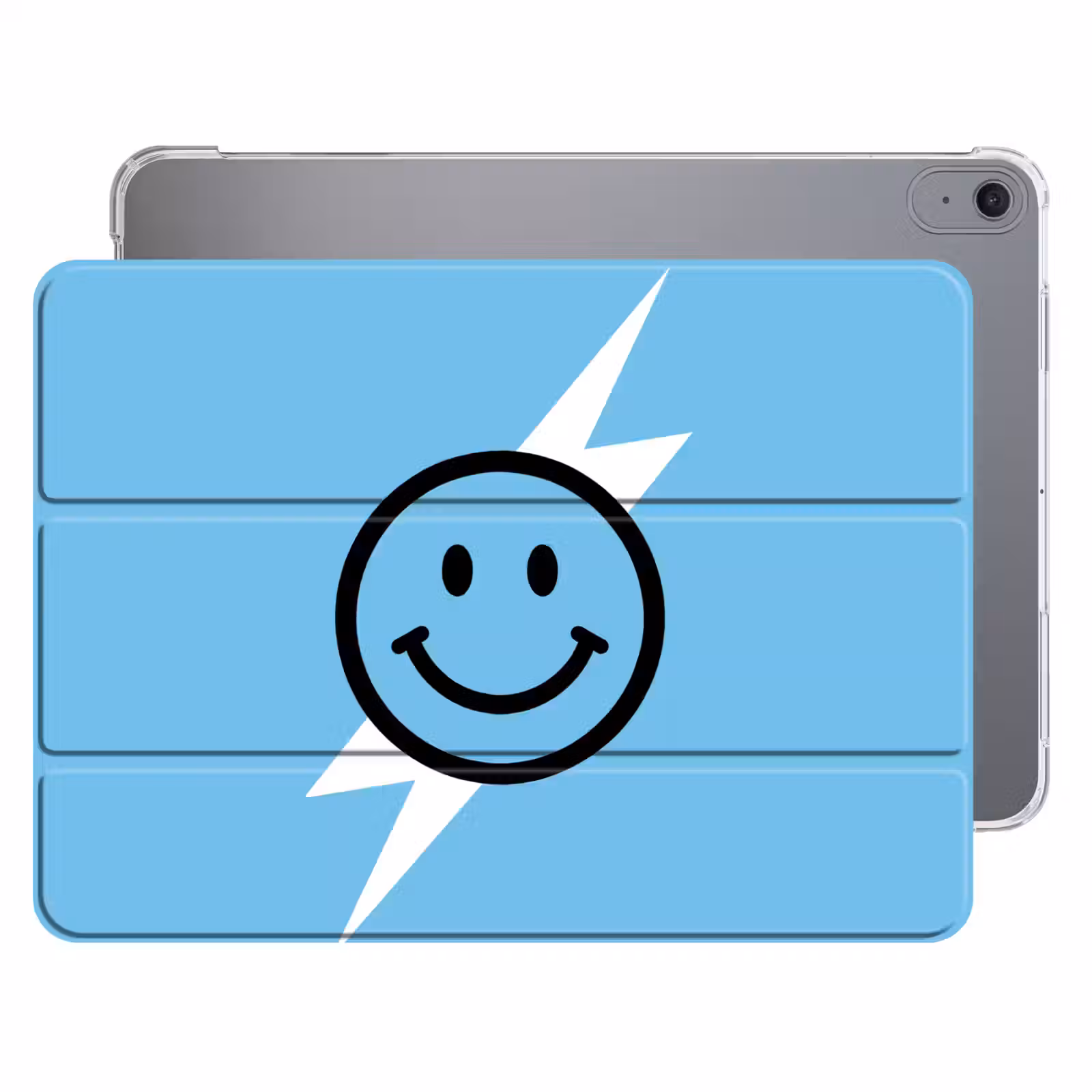 iPad hoes - Smiley - Blauw - Bliksem — 1