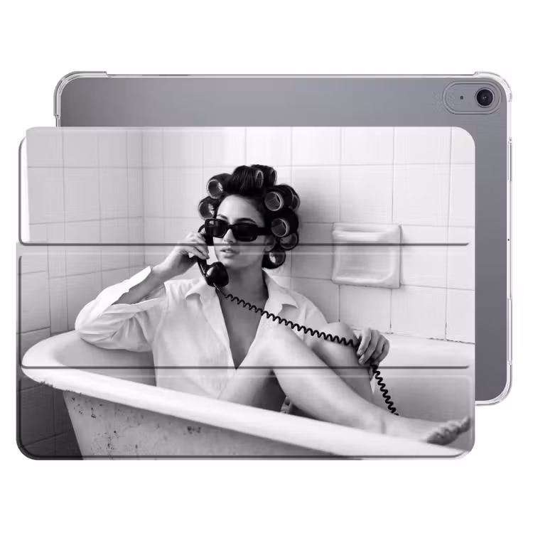 iPad hoes - Bad - Vrouw - Zwart - Wit — 1