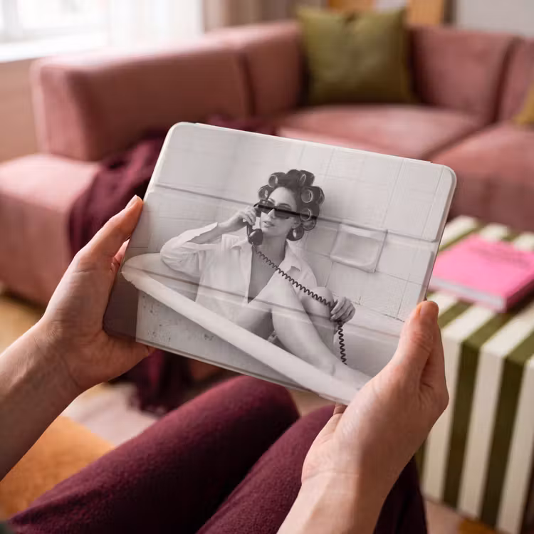 iPad hoes - Bad - Vrouw - Zwart - Wit — 4