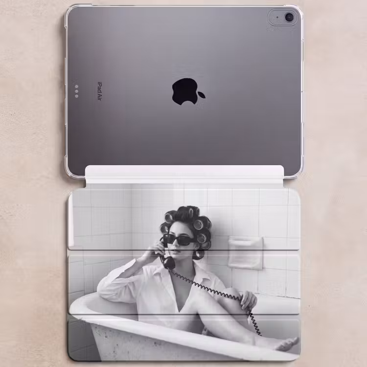 iPad hoes - Bad - Vrouw - Zwart - Wit — 6