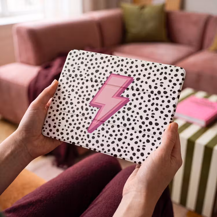 iPad hoes - Bliksem - Roze - Stippen — 4
