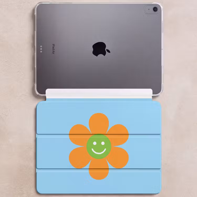 iPad hoes - Bloem - Smiley - Kleurrijk — 6