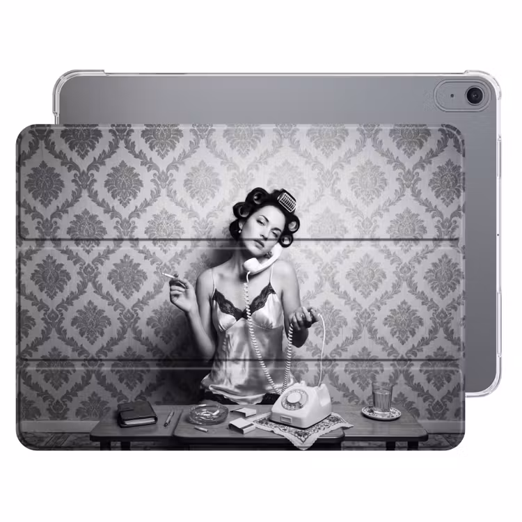 iPad hoes - Chic - Vrouw - Zwart - Wit — 1