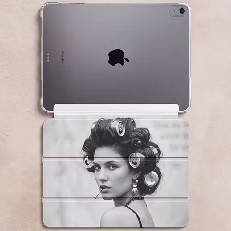 iPad hoes - Edgy - Vrouw - Zwart - Wit — 6