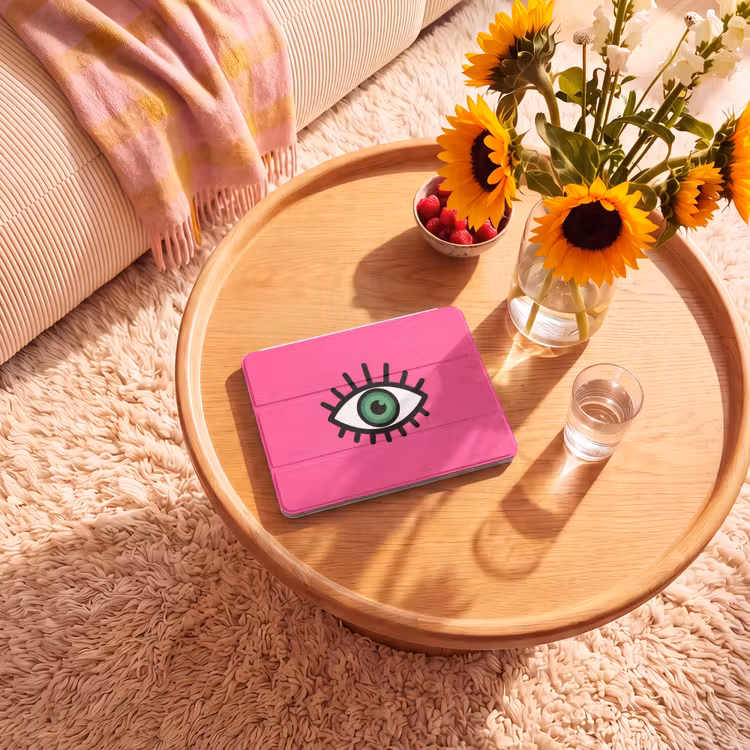 iPad hoes - Minimalistisch - Oog - Roze — 2