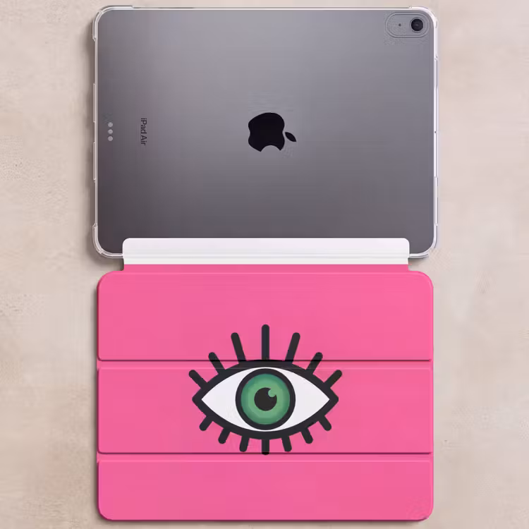 iPad hoes - Minimalistisch - Oog - Roze — 6