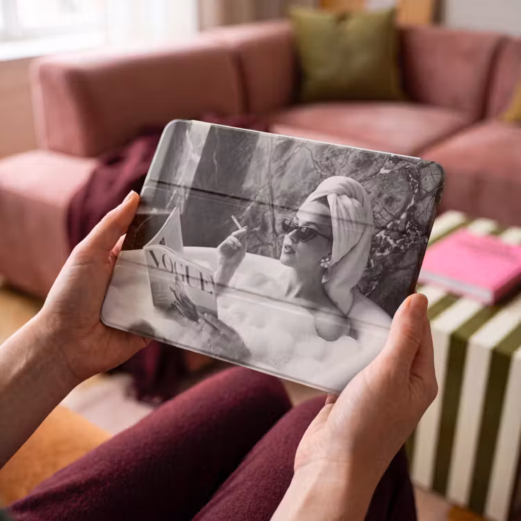 iPad hoes - Relaxt - Bad - Zwart - Wit — 4