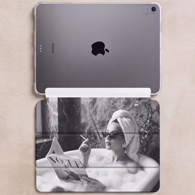 iPad hoes - Relaxt - Bad - Zwart - Wit — 6