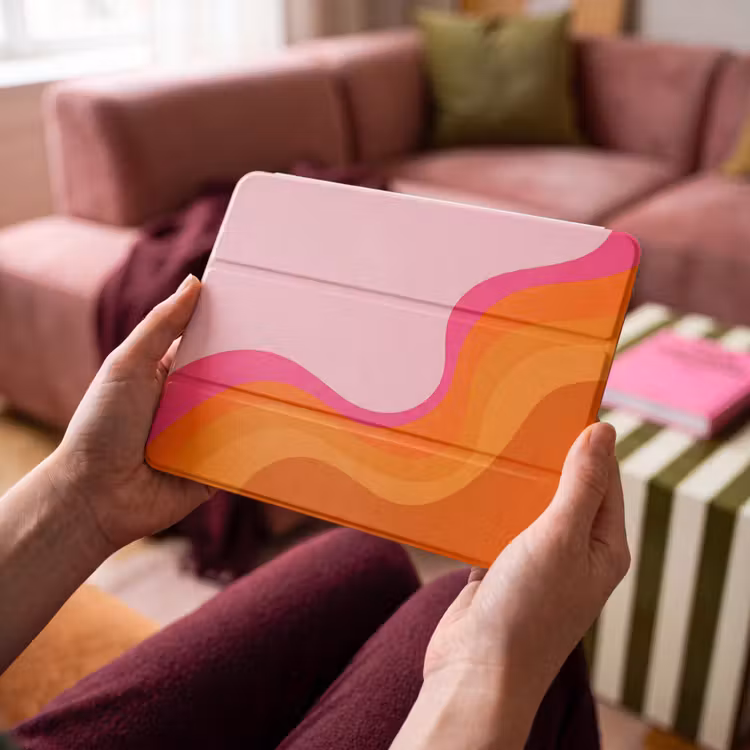 iPad hoes - Retro - Waves - Kleurrijk — 4