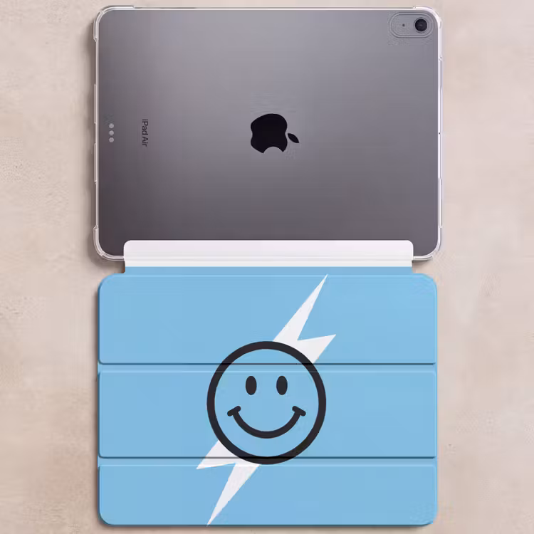 iPad hoes - Smiley - Blauw - Bliksem — 6