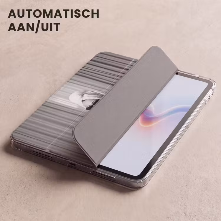 iPad hoes - Vrouw - Bubbels - Zwart - Wit — 5