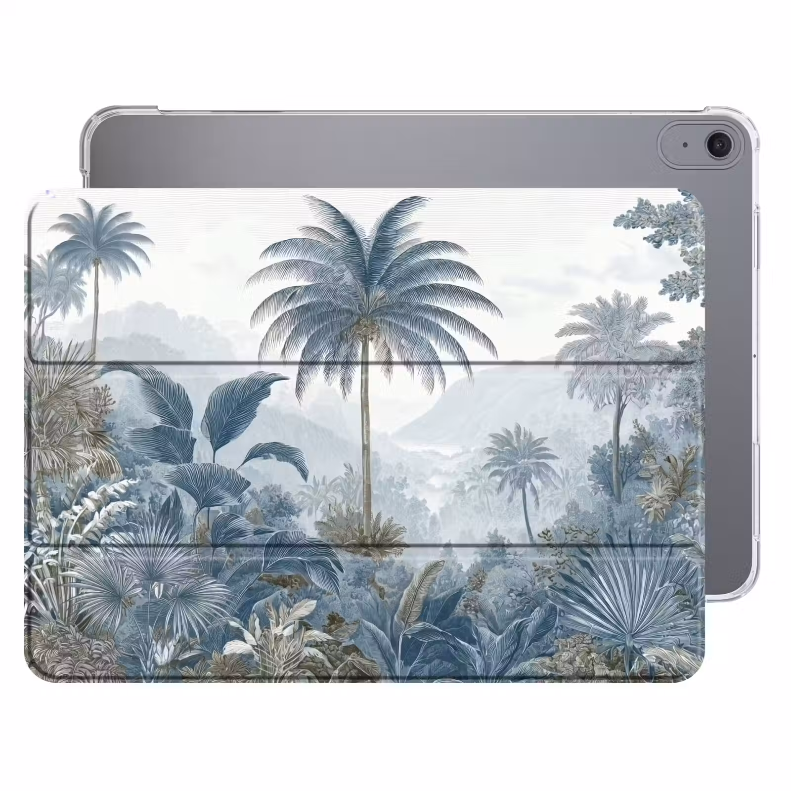 iPad hoes - Jungle - Modern - Blauw - Groen — 1