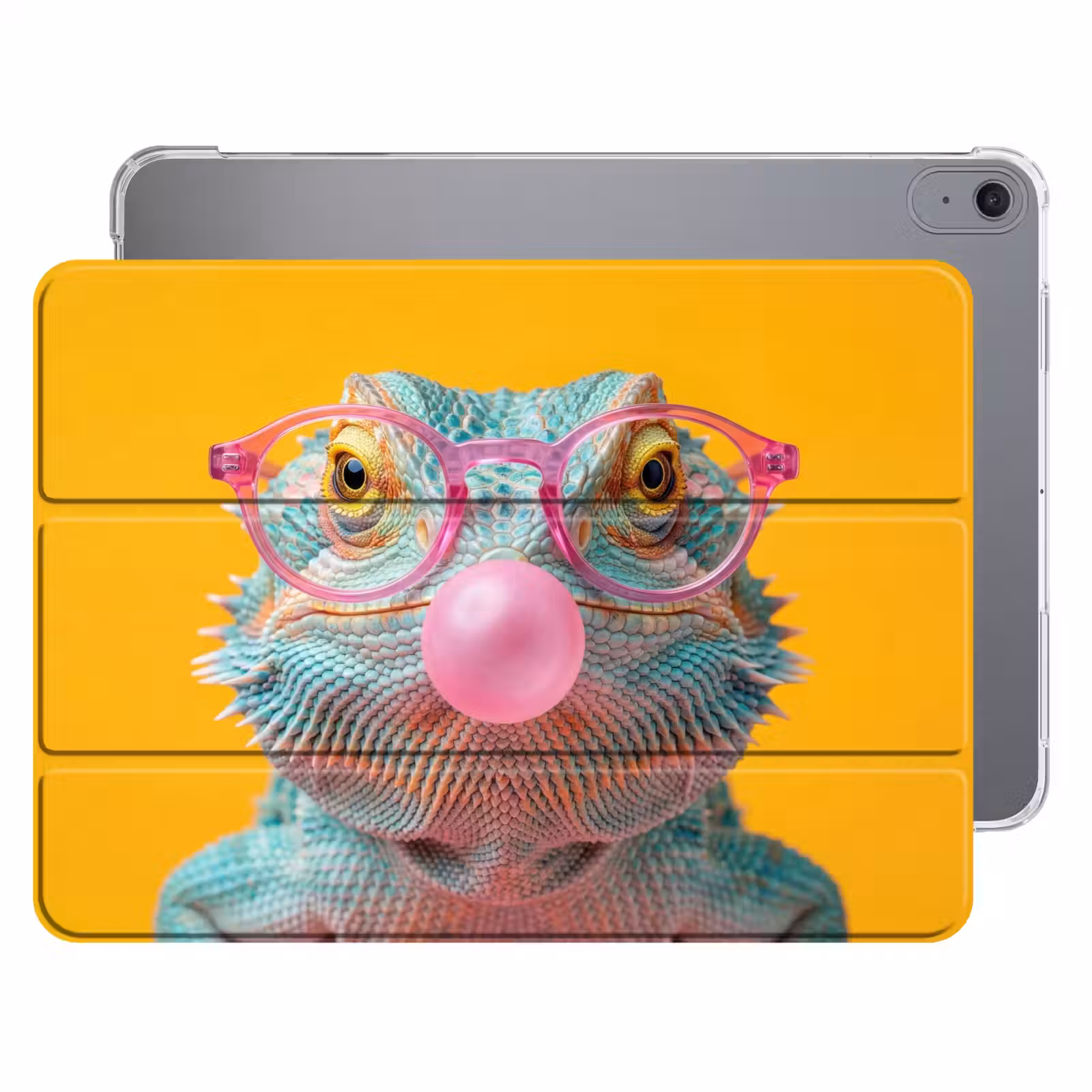 iPad hoes - Kameleon - Kauwgom - Kleurrijk — 1