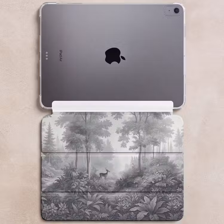 iPad hoes - Bos - Hert - Zwart - Wit — 6