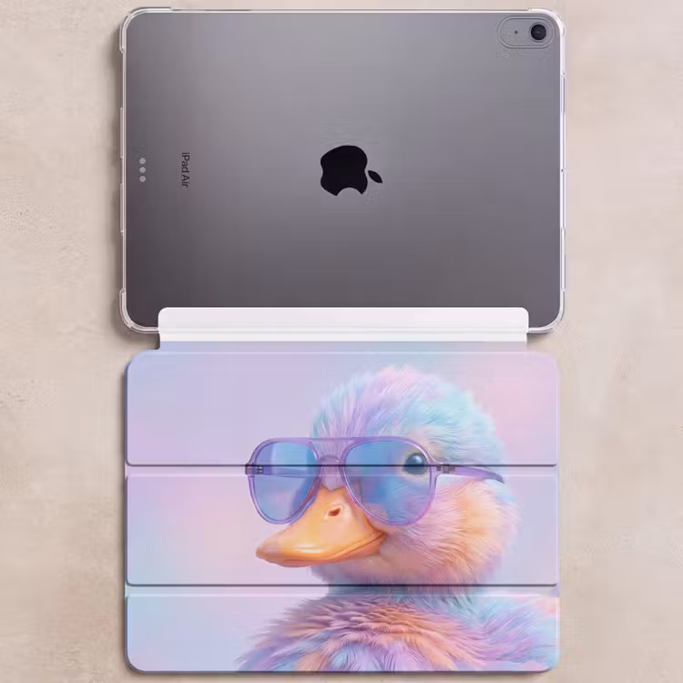 iPad hoes - Eend - bril - Pastel — 6