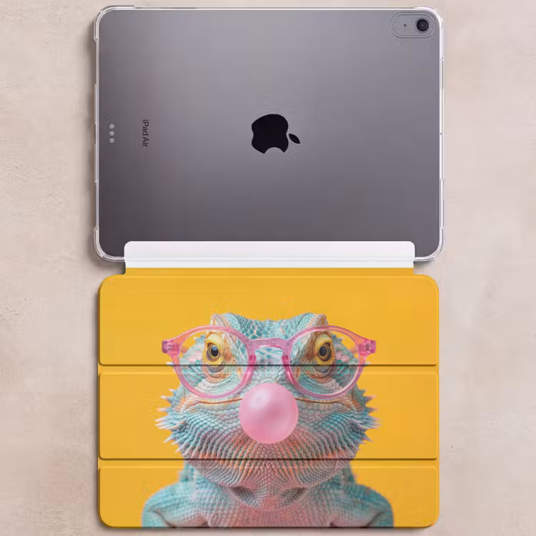 iPad hoes - Kameleon - Kauwgom - Kleurrijk — 6