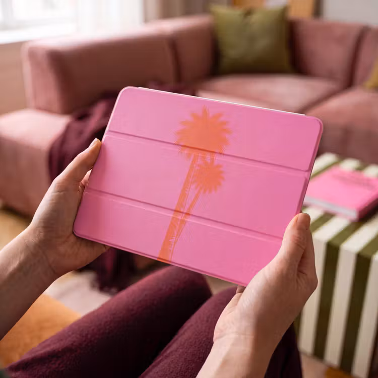 iPad hoes - Palmbomen - Modern - Roze — 4