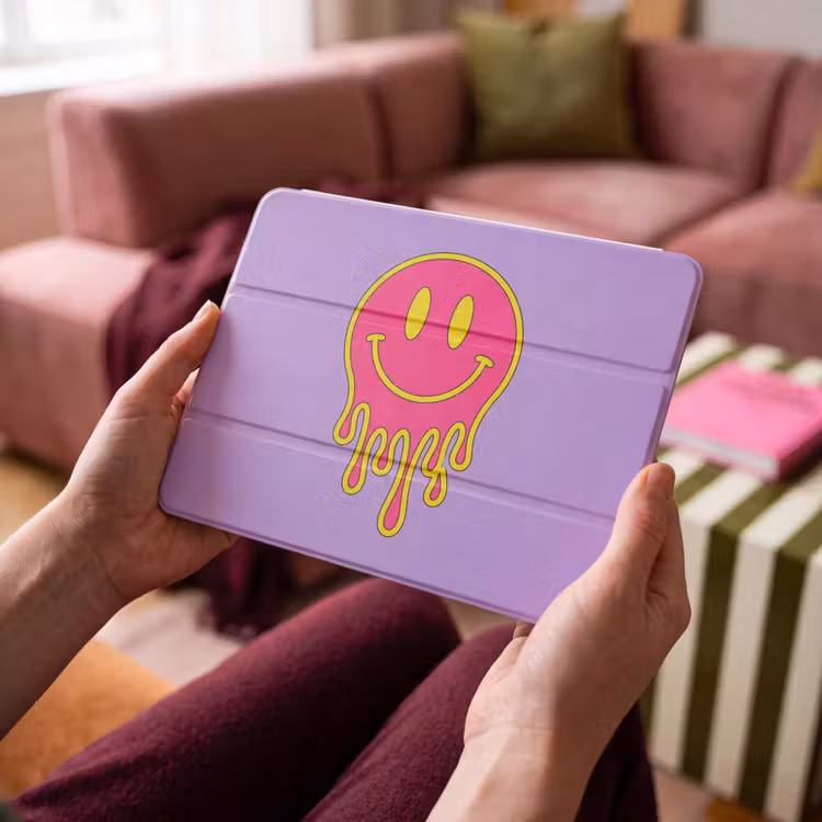 iPad hoes - Smiley - Drip - Neon — 4
