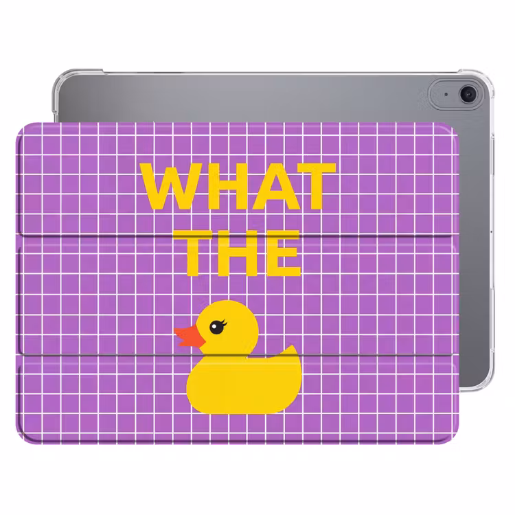 iPad hoes - Tekst - Eend - Paars — 1