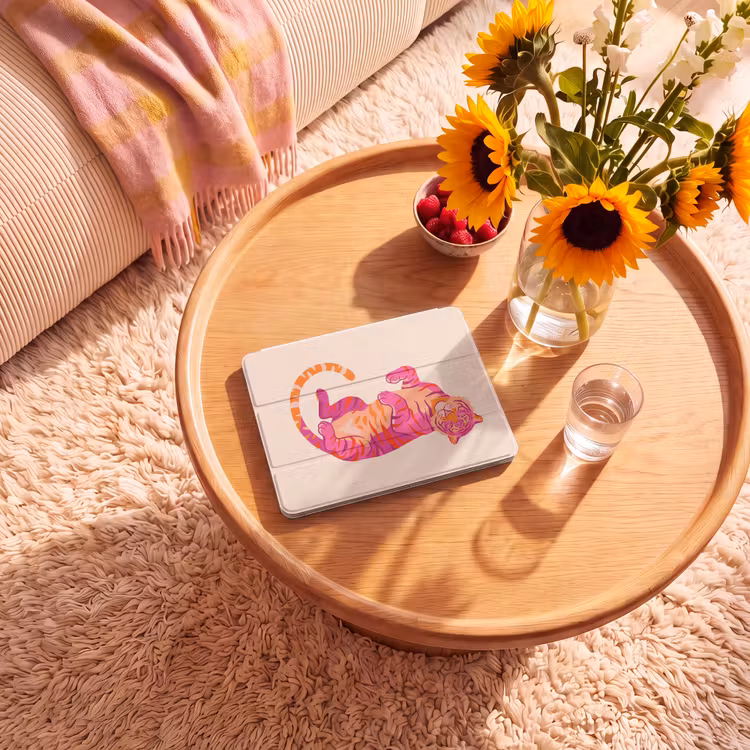 iPad hoes - Tijger - Roze - Oranje — 2