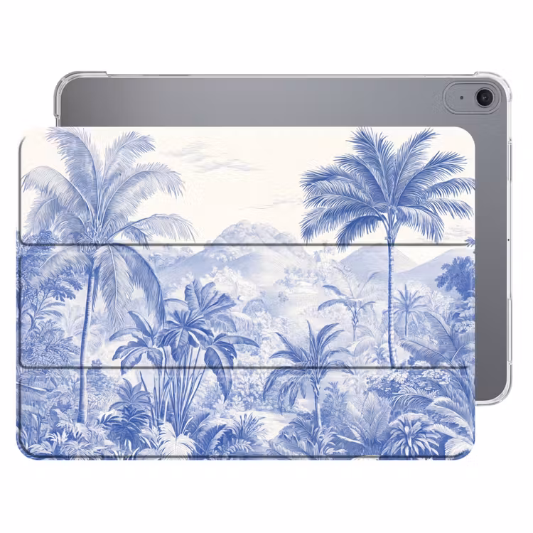 iPad hoes - Tropisch - Jungle - Blauw — 1