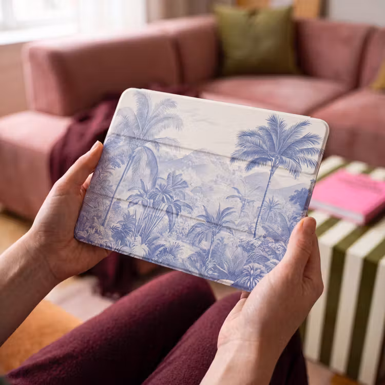 iPad hoes - Tropisch - Jungle - Blauw — 4