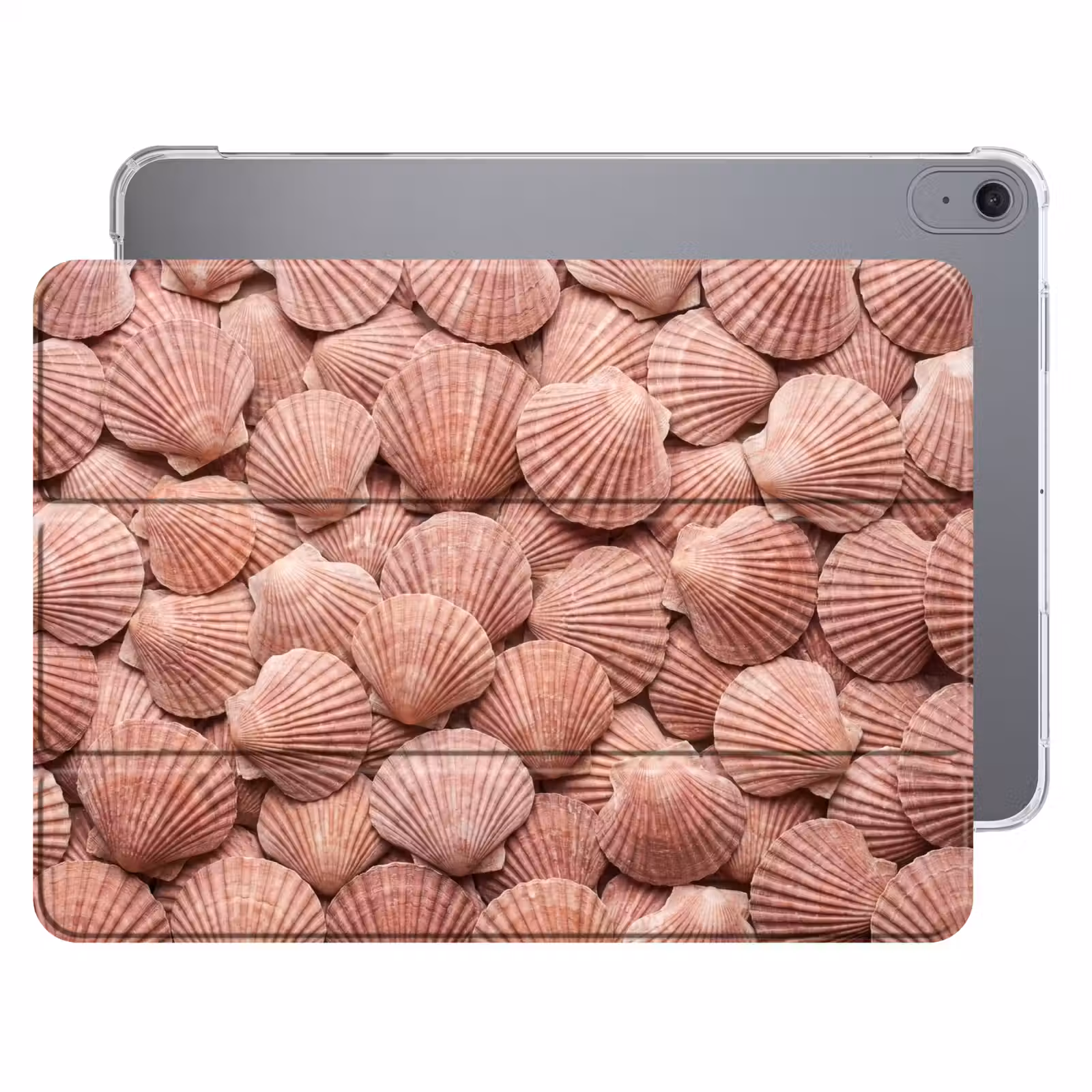 iPad hoes - Schelpen - Patroon - Roze — 1