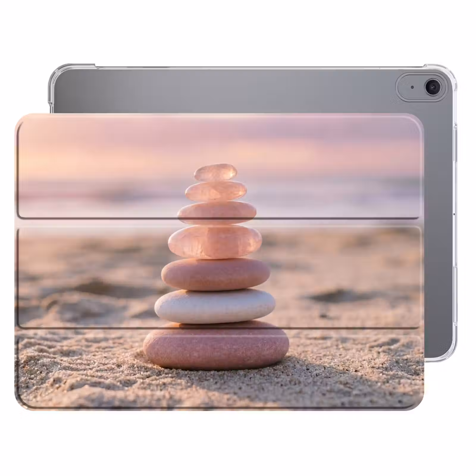 iPad hoes - Stenen - Zand - Roze — 1